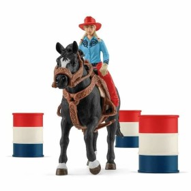 Playset Schleich Cowgirl Barrel Racing Fun de Schleich, Playsets de figuras de juguete - Ref: S7182240, Precio: 36,84 €, Desc...