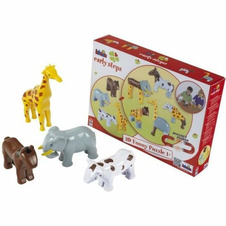 Puzzle 3D Klein Animals Magnétique 16 Pièces de Klein Toys, Puzzles classiques - Réf : S7182603, Prix : 51,34 €, Remise : %