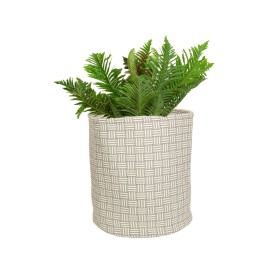 Macetero Romimex Blanco/Gris 30 x 35 x 30 cm de Romimex, Maceteros - Ref: D1617451, Precio: 35,72 €, Descuento: %