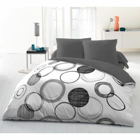 Funda Nórdica HOME LINGE PASSION Audace Gris claro 240 x 260 cm de HOME LINGE PASSION, Edredones y fundas para edredón - Ref:...