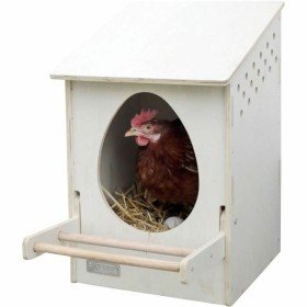 Nido Kerbl Blanco Madera 51 x 34 x 53 cm Gallina de Kerbl, Camas - Ref: S7183852, Precio: 67,83 €, Descuento: %