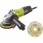 Meuleuse d'angle Ryobi 800 W Ø 125 mm 230 V de Ryobi, Meuleuses - Réf : S7184238, Prix : 83,02 €, Remise : %