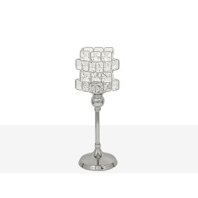 Bougeoir Romimex Argenté Métal verre 12 x 32 x 12 cm Verre de Romimex, Bougeoirs et chandeliers - Réf : D1617488, Prix : 52,3...