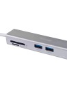 Hub USB Equip 133480 Grau | Tienda24 Tienda24.eu