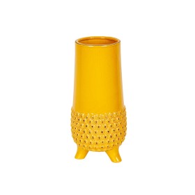 Florero Romimex Amarillo Cerámica 13 x 27 x 13 cm de Romimex, Jarrones - Ref: D1617507, Precio: 24,21 €, Descuento: %