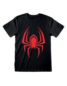 Maglia a Maniche Corte Spider-Man Hanging Spider Nero Unisex da Spider-Man, T-shirt - Ref: D0800444, Precio: €23.79, Descuent...