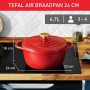 Casserole Tefal E2544604 Rouge de Tefal, Terrines - Réf : S7184803, Prix : 78,08 €, Remise : %