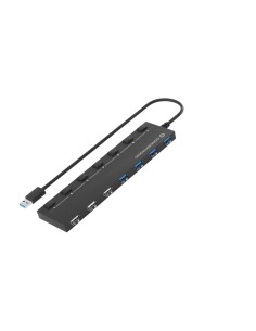 Hub USB V7 V7UC3U-HUB-BLK-1E | Tienda24 Tienda24.eu