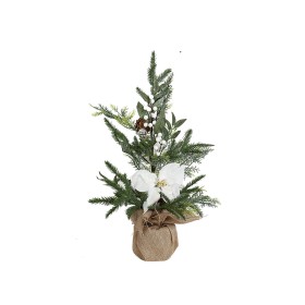 Árbol de Navidad Romimex Blanco Marrón Verde Flores 35 x 60 x 35 cm de Romimex, Navidad - Ref: D1617582, Precio: 28,64 €, Des...