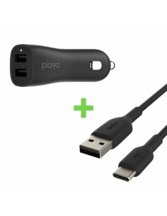 Universal USB Car Charger + USB C Cable Belkin Playa by Belkin, Car accessories - Ref: S7811018, Price: 14,05 €, Discount: %