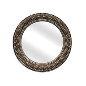 Wall mirror Romimex Silver Resin 33 x 33 x 3 cm Circular by Romimex, Wall-Mounted Mirrors - Ref: D1617779, Price: 31,45 €, Di...