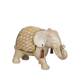 Deko-Figur Romimex Beige natürlich Polyesterharz Elefant von Romimex, Sammlerstücke - Ref: D1617816, Preis: 21,78 €, Rabatt: %