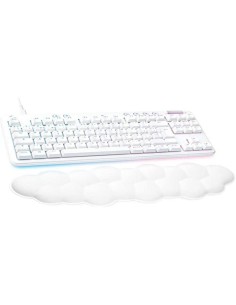 Tastatur Logitech MX Keys Mini Grau Qwerty Spanisch Silberfarben Weiß | Tienda24 Tienda24.eu