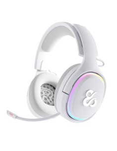 Auriculares con Micrófono Genesis NEON 613 Blanco Multicolor | Tienda24 Tienda24.eu