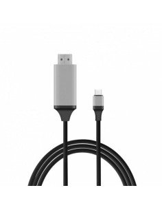 Cable USB C Celly USBCUSBCWH Blanco 1 m | Tienda24 Tienda24.eu