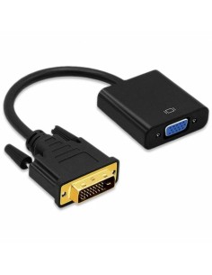 DVI-D to VGA Adapter PcCom Essential Black 25 cm by PcCom, DVI Cables - Ref: S7813355, Price: 18,22 €, Discount: %