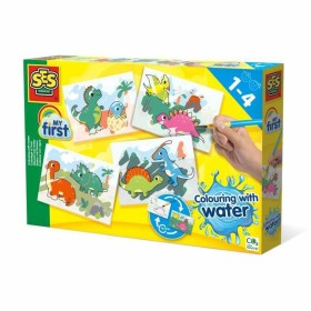 Desenhos para pintar SES Creative Colouring with Water Dinossauros de SES Creative, Tinta - Ref: S7186752, Preço: 29,04 €, De...