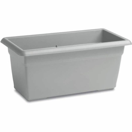 Pot Mediterraneo Rectangulaire Gris Plastique 80 cm de BigBuy Garden, Pots de fleurs - Réf : S7186810, Prix : 36,32 €, Remise...