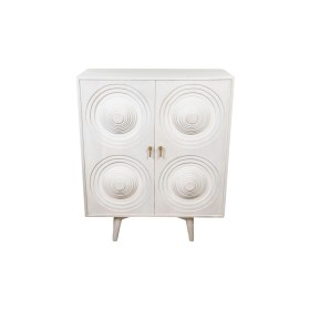 Aparador Romimex Blanco Madera de mango 42 x 111 x 91 cm de Romimex, Armarios y aparadores - Ref: D1617891, Precio: 1,00 €, D...