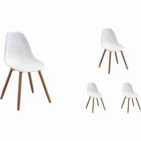 Garden chair White 50 x 55 x 85,5 cm (4 Pieces) by BigBuy Outdoor, Garden Dining Chairs - Ref: S7187117, Price: 202,51 €, Dis...