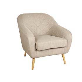 Armchair Romimex Beige 80 x 87 x 80 cm by Romimex, Chairs - Ref: D1617919, Price: 493,08 €, Discount: %