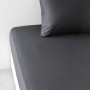 Drap housse TODAY 90 x 190 cm Noir Anthracite de TODAY, Draps et taies d'oreiller - Réf : S7187567, Prix : 25,53 €, Remise : %