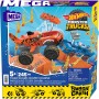 Kit de construção Hot Wheels Mega Construx - Smash & Crash Shark Race 245 Peças de Hot Wheels, Jogos de construção - Ref: S71...