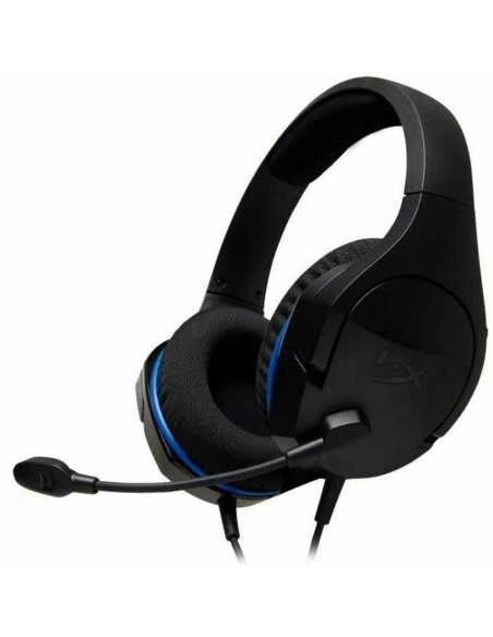 Headphones Hyperx HX-HSCSC-BK Black Black/Blue | Tienda24 Tienda24.eu