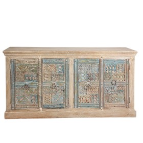 Buffet Romimex Multicouleur Marron Clair Bois de manguier 180 x 95 x 40 cm de Romimex, Buffets, crédences et vaisseliers - Ré...