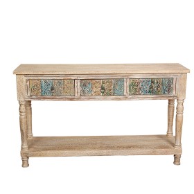 Console Romimex Multicouleur Marron Clair Bois de manguier 130 x 76 x 35 cm de Romimex, Tables - Réf : D1617960, Prix : 598,5...