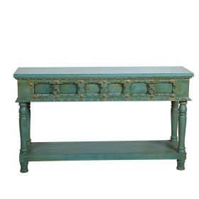 Console Romimex Verde Legno di mango 130 x 76 x 35 cm di Romimex, Tavoli - Rif: D1617963, Prezzo: 534,54 €, Sconto: %