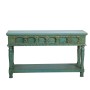 Consola Romimex Verde Madeira de mangueira 130 x 76 x 35 cm de Romimex, Jogos de móveis - Ref: D1617963, Preço: 534,54 €, Des...