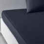 Fitted bottom sheet TODAY Essential 140 x 190 cm Navy Blue by TODAY, Sheets and pillowcases - Ref: S7187971, Price: 26,02 €, ...