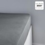 Sábana Bajera Ajustable TODAY Jersey Gris claro 90 x 190 cm Gris de TODAY, Sábanas y fundas de almohada - Ref: S7187988, Prec...