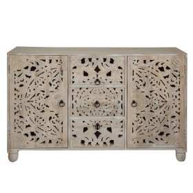 Buffet Romimex Beige Bois de manguier 40 x 90 x 140 cm de Romimex, Buffets, crédences et vaisseliers - Réf : D1617972, Prix :...