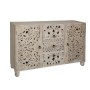 Buffet Romimex Beige Bois de manguier 40 x 90 x 140 cm de Romimex, Buffets, crédences et vaisseliers - Réf : D1617972, Prix :...