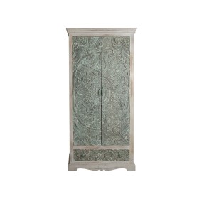 Armoire Romimex Vert Naturel Bois de manguier 40 x 180 x 85 cm de Romimex, Penderies - Réf : D1617975, Prix : 1,00 €, Remise : %