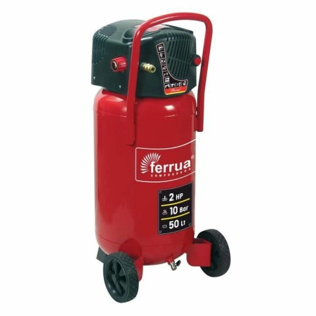 Compresseur d'air Ferrua 425089 Vertical 1500 W 10 bar 50 L de Ferrua, Compresseurs d'air - Réf : S7188068, Prix : 200,64 €, ...