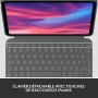 Teclado Bluetooth con Soporte para Tablet Logitech Combo Touch Gris Francés AZERTY de Logitech, Teclados - Ref: S7188226, Pre...