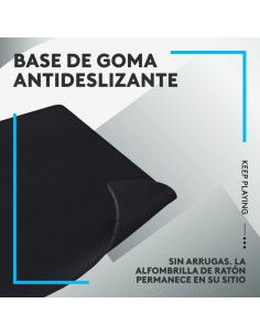 Anti-Rutsch-Matte GEMBIRD MP-ERGO-01 Schwarz | Tienda24 Tienda24.eu