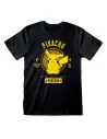 Short Sleeve T-Shirt Pokémon Collegiate Picachu Black Unisex | Tienda24 Tienda24.eu