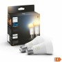 Lâmpada Inteligente Philips Pack de 2 E27 Branco F E27 (2200K) (6500 K) de Philips, Lâmpadas LED - Ref: S7188868, Preço: 77,9...