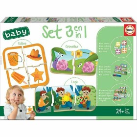 Puzzle Educa 3 em 1 de Educa, Brinquedos para empilhar e encaixar - Ref: S7188910, Preço: 33,14 €, Desconto: %