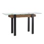 Consola Romimex Castanho Preto 45 x 77 x 140 cm de Romimex, Jogos de móveis - Ref: D1618009, Preço: 686,01 €, Desconto: %