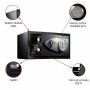 Safety-deposit box Master Lock X041ML Black Black/Grey Steel 11,7 x 7,9 x 5 cm by Master Lock, Cabinet Safes - Ref: S7188982,...