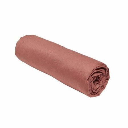 Lençol de baixo ajustável TODAY Essential Terracota 90 x 190 cm de TODAY, Lençóis e capas de almofadas - Ref: S7189013, Preço...