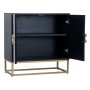 Aparador Romimex Branco Preto Dourado Metal Osso Acácia 80 x 80 x 40 cm de Romimex, Armários e aparadores - Ref: D1618015, Pr...