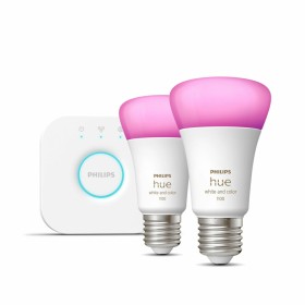 Smart Light bulb Philips Kit de inicio E27 9 W E27 6500 K 806 lm by Philips, Lighting Systems - Ref: S7189152, Price: 161,40 ...