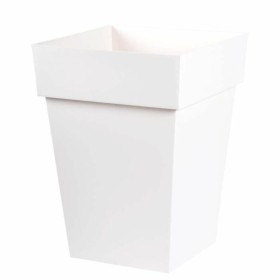 Pot EDA Tuscany Blanc polypropylène 39 x 39 x 53 cm de EDA, Pots de fleurs - Réf : S7189284, Prix : 42,50 €, Remise : %