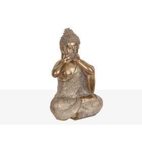 Figura Decorativa Romimex Dourado Buda 15 x 24 x 13 cm de Romimex, Adornos - Ref: D1618030, Preço: 22,59 €, Desconto: %